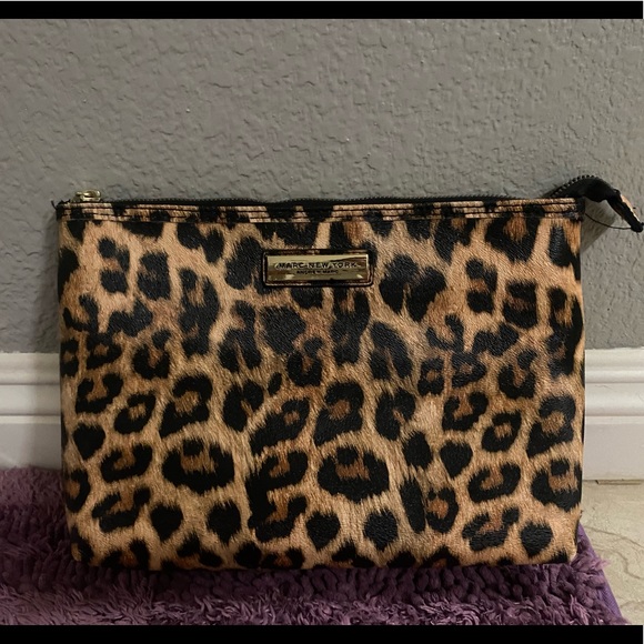 Like new, animal print clutch, make up bag, or insert. - Picture 1 of 1